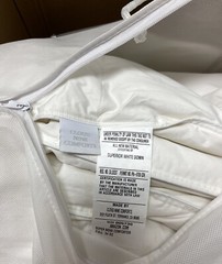 $700 Cloud Nine New 1pc Full Down Comforter Superior Down 34oz Nova 550 LAST