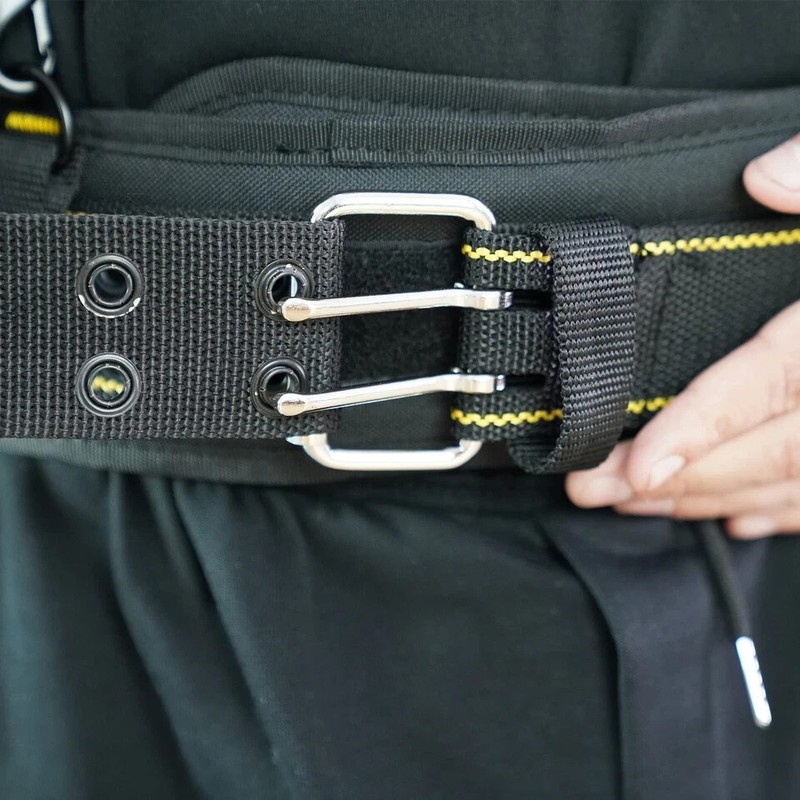 Padded Tool Belt With D Ring For Men Adjustable For 32"50" Waists Heavyduty Work gallery