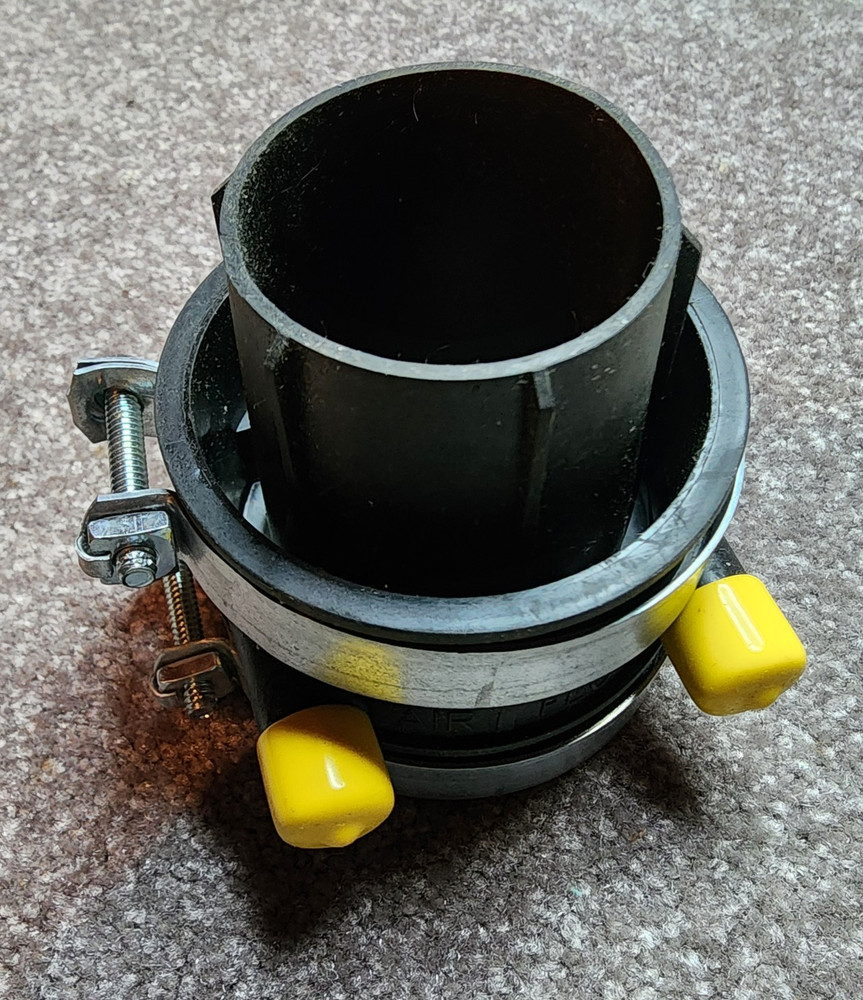Horizontal Left Vertical Flue drain vent coupling RF000142 Goodman Amana Daikin
