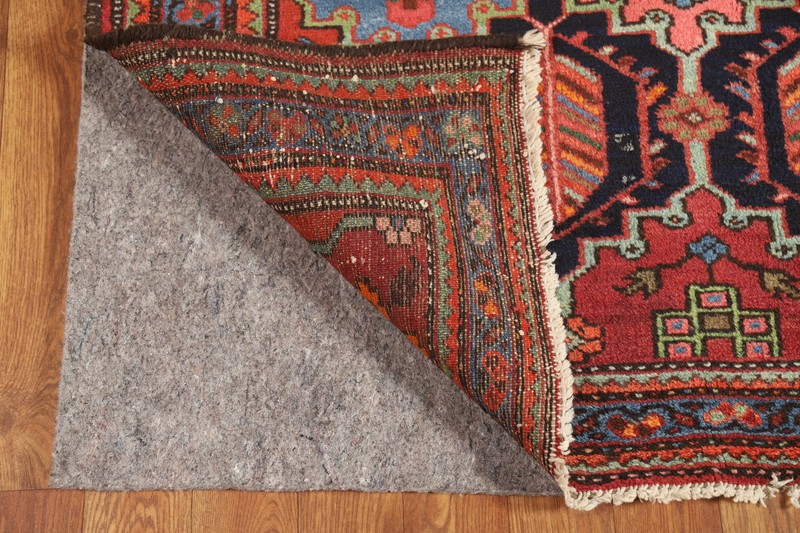 Vegetable Dye Wool Bakhtiari Runner Vintage Rug 3x10 Traditional Hand-made Rug gallery