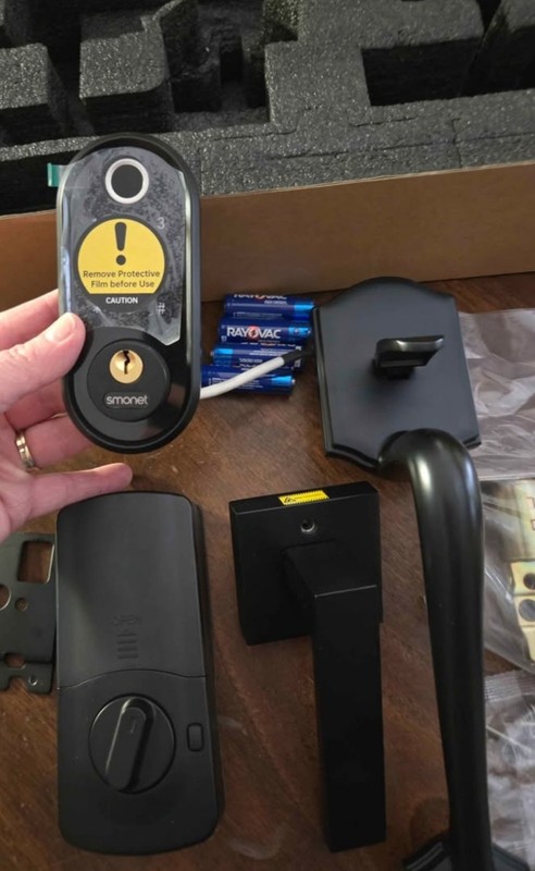 SMONET Smart Lock Keyless Entry Door Lock - Black (WILY2BSF2S) gallery