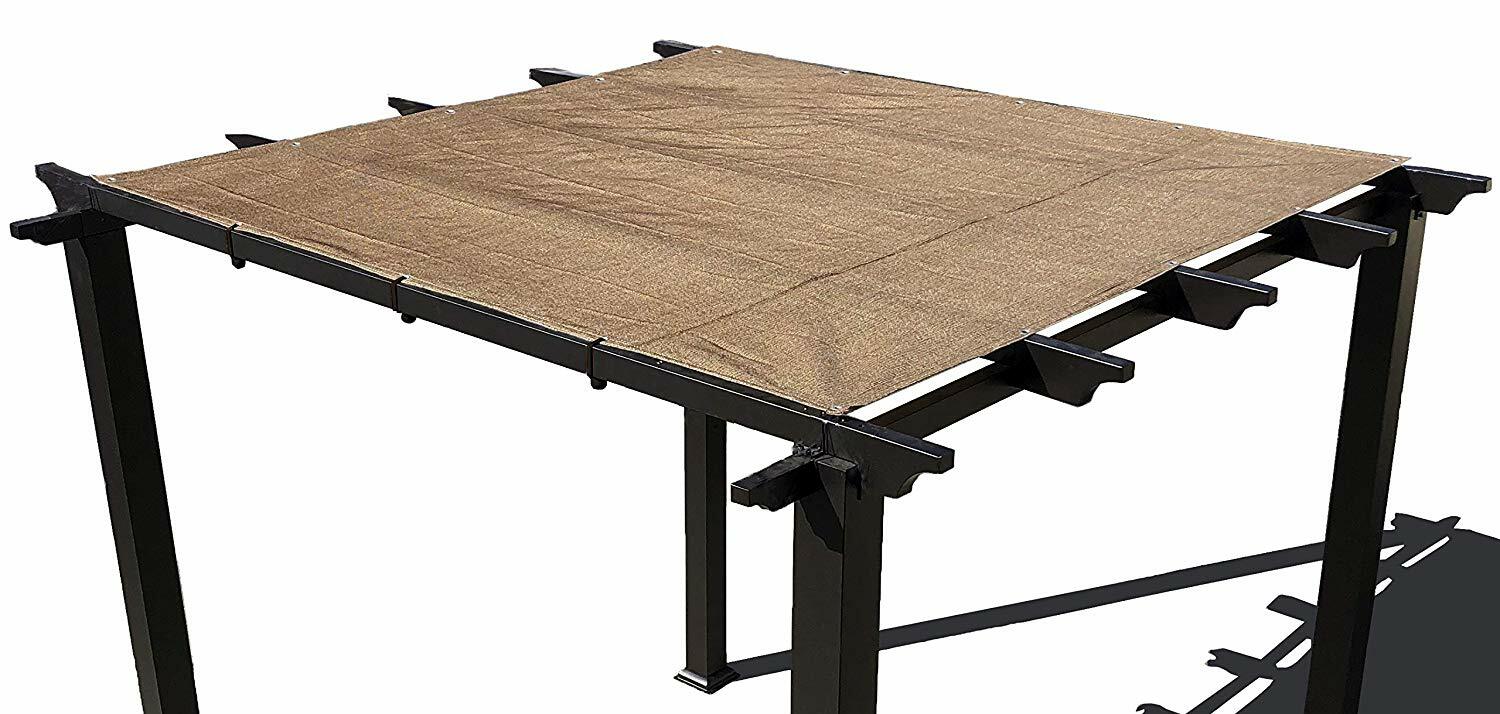 90% UV Block Mesh Patio Awning Pergola Carport Shade Cover Canopy w/ Grommets gallery