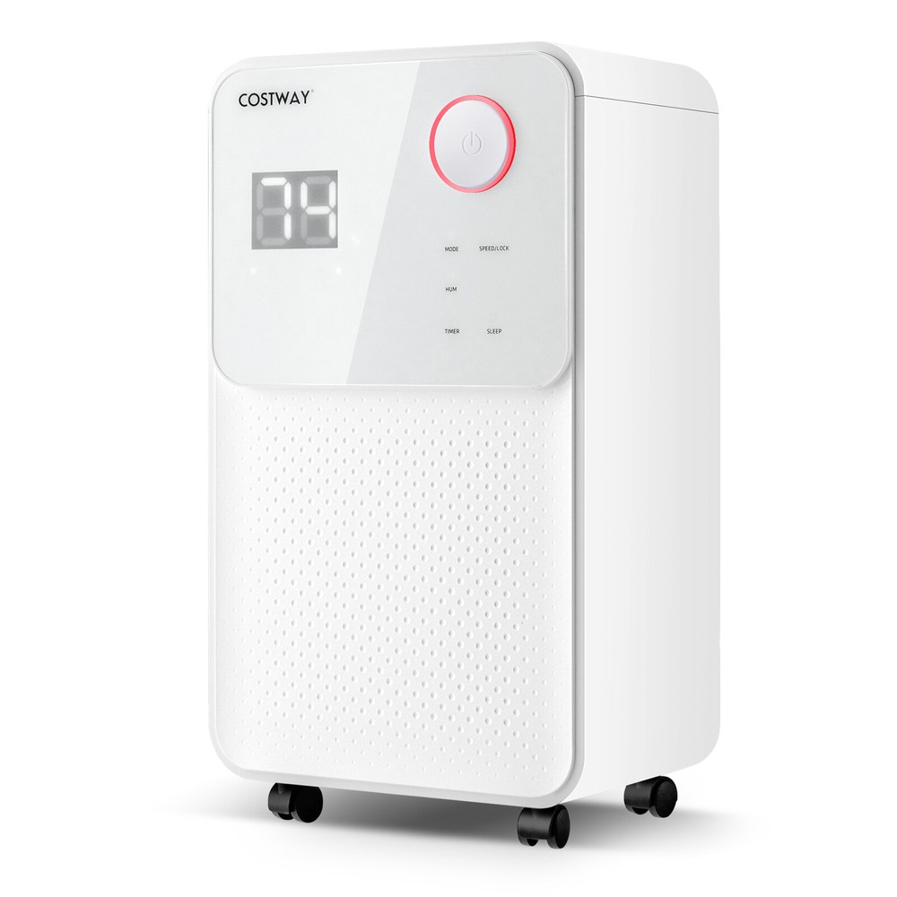 32 Pints 2000 Sq. Ft Dehumidifier for Home & Basements w/3-Color Digital Display