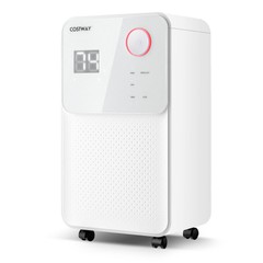 32 Pints 2000 Sq. Ft Dehumidifier for Home & Basements w/3-Color Digital Display