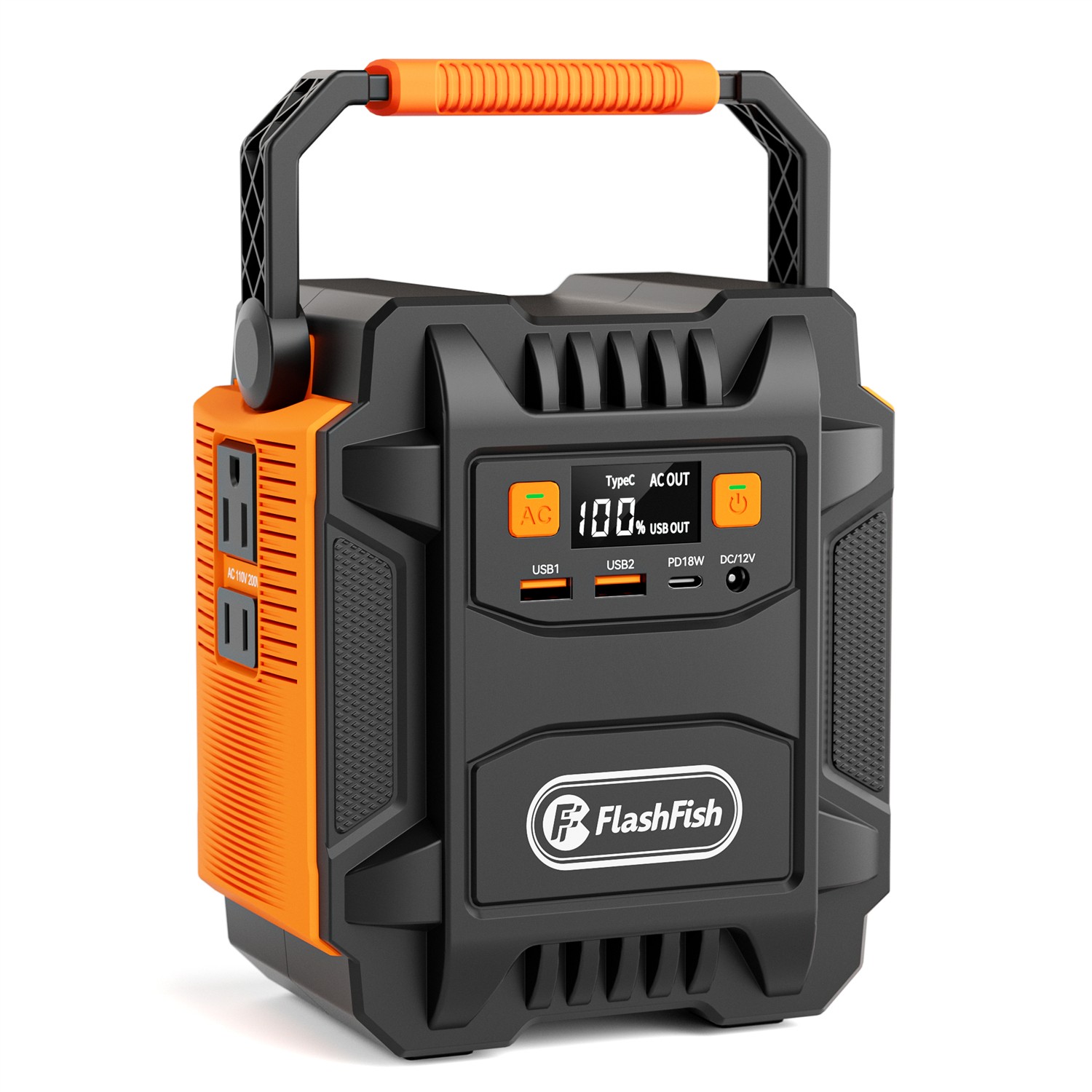 FlashFish A201 200W Portable Power Station 172.8Wh Solar Generator for Camping gallery