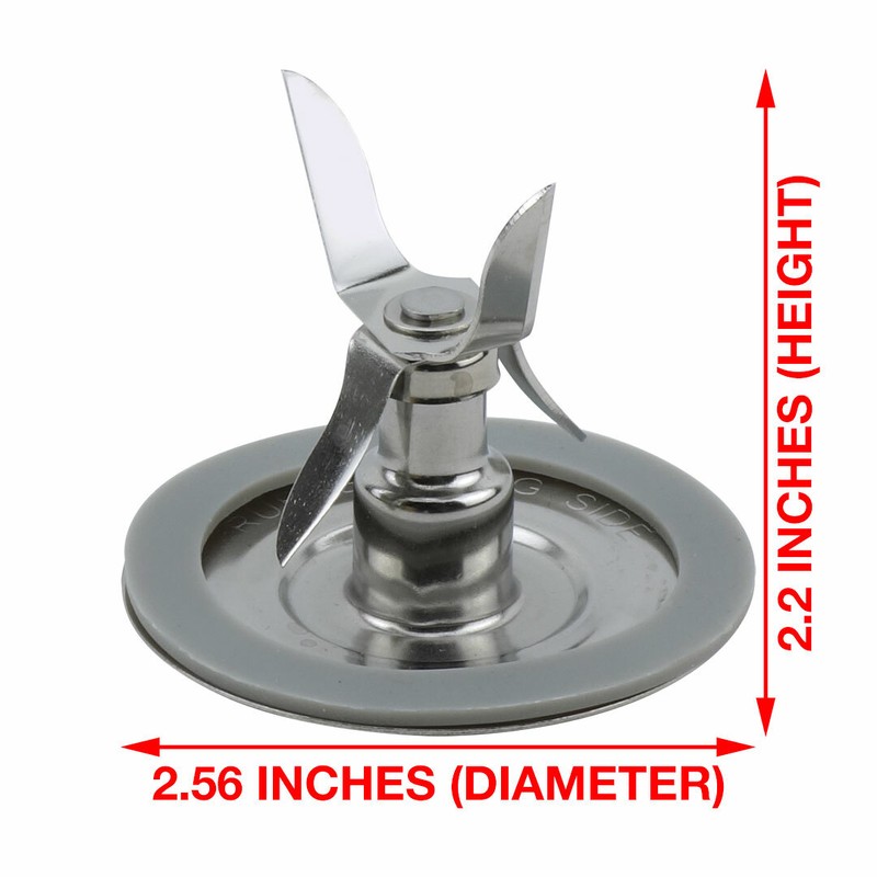3 Pack Ice Crusher Blender Blade Cutter 4961-011 with Gasket for Oster Osterizer gallery