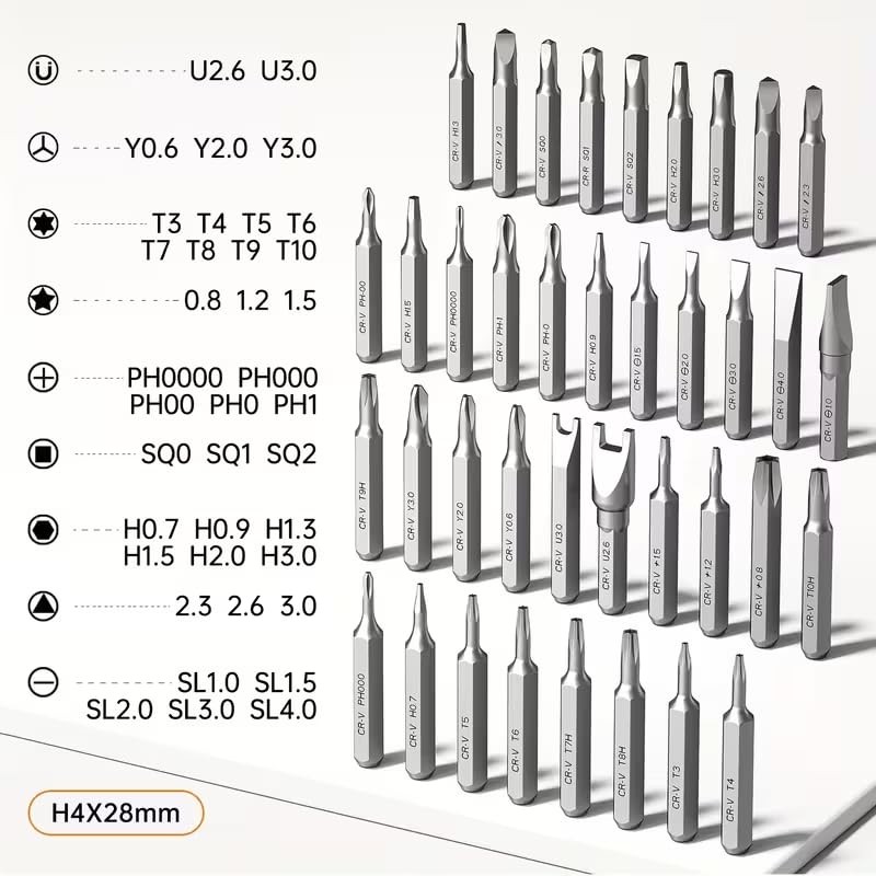 Small Precision Screwdriver 46-in-1, Mini Rechargeable Cordless Screwdriver, ... gallery