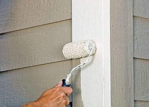 Edward Tools 7 Piece 4” Paint Roller Kit - Includes Acrylic, Polyester and Foa