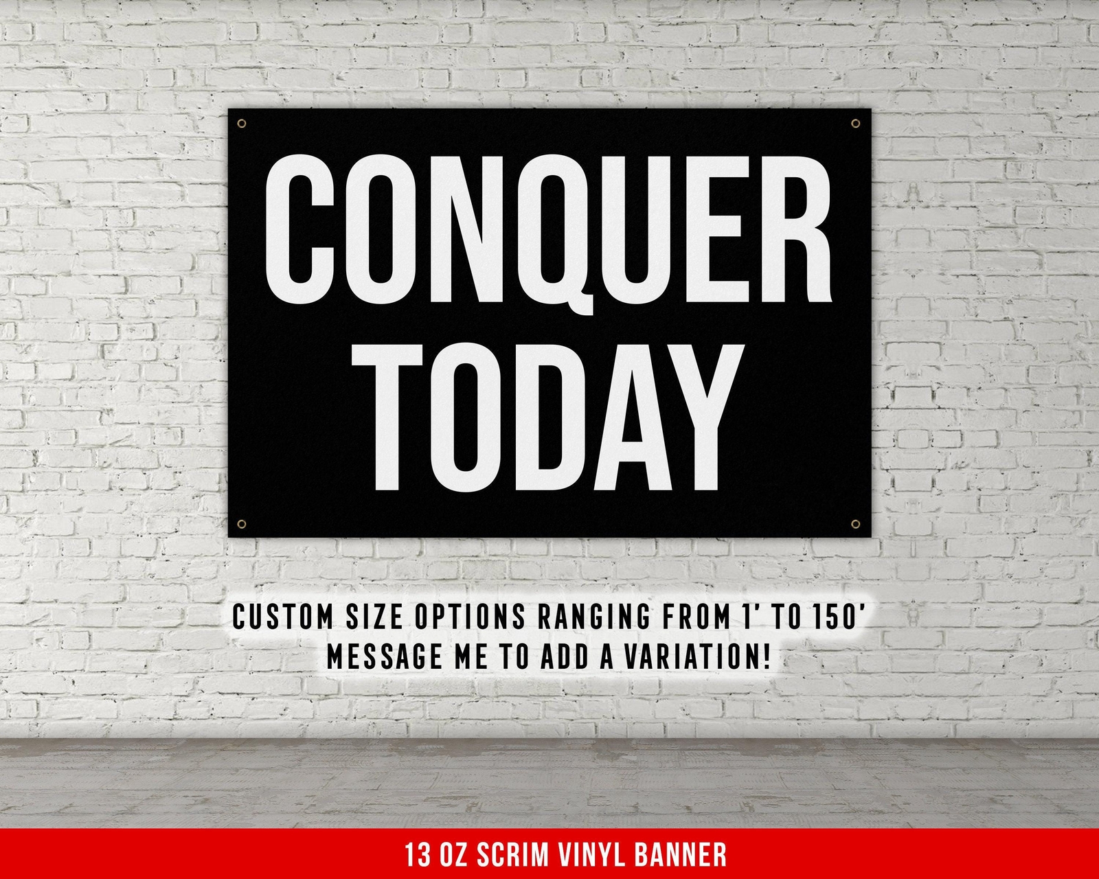 Custom Gym Banner - Motivational Weightlifting Wall Art gallery