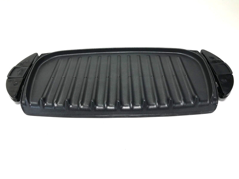 George Foreman Replacement Grill Plates GRP4 Removable Grates Top and Bottom gallery