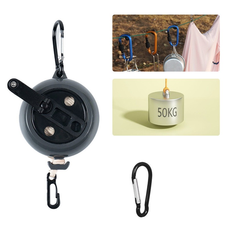 Outdoor Retractable Clothes Reel ClothesKit 33Ft Dryer Clothes Washing Line gallery