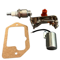 POINTS, CONDENSER & SEAL, GASKET & PLUG FITS BRIGGS 14 & 16HP CAST IRON ENGINES