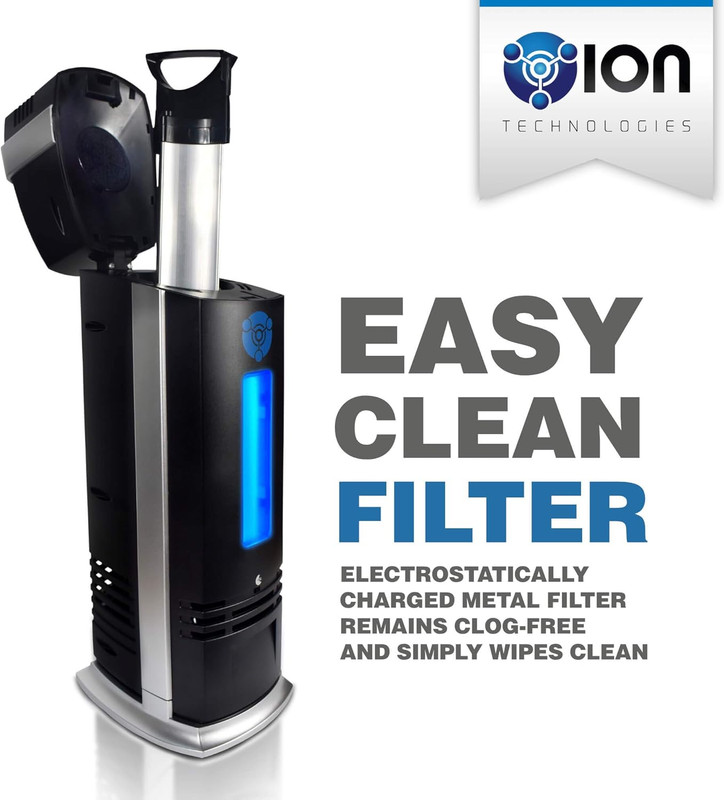 B-1000 Permanent Filter Ionic Air Purifier Pro Ionizer with UV-C, New gallery
