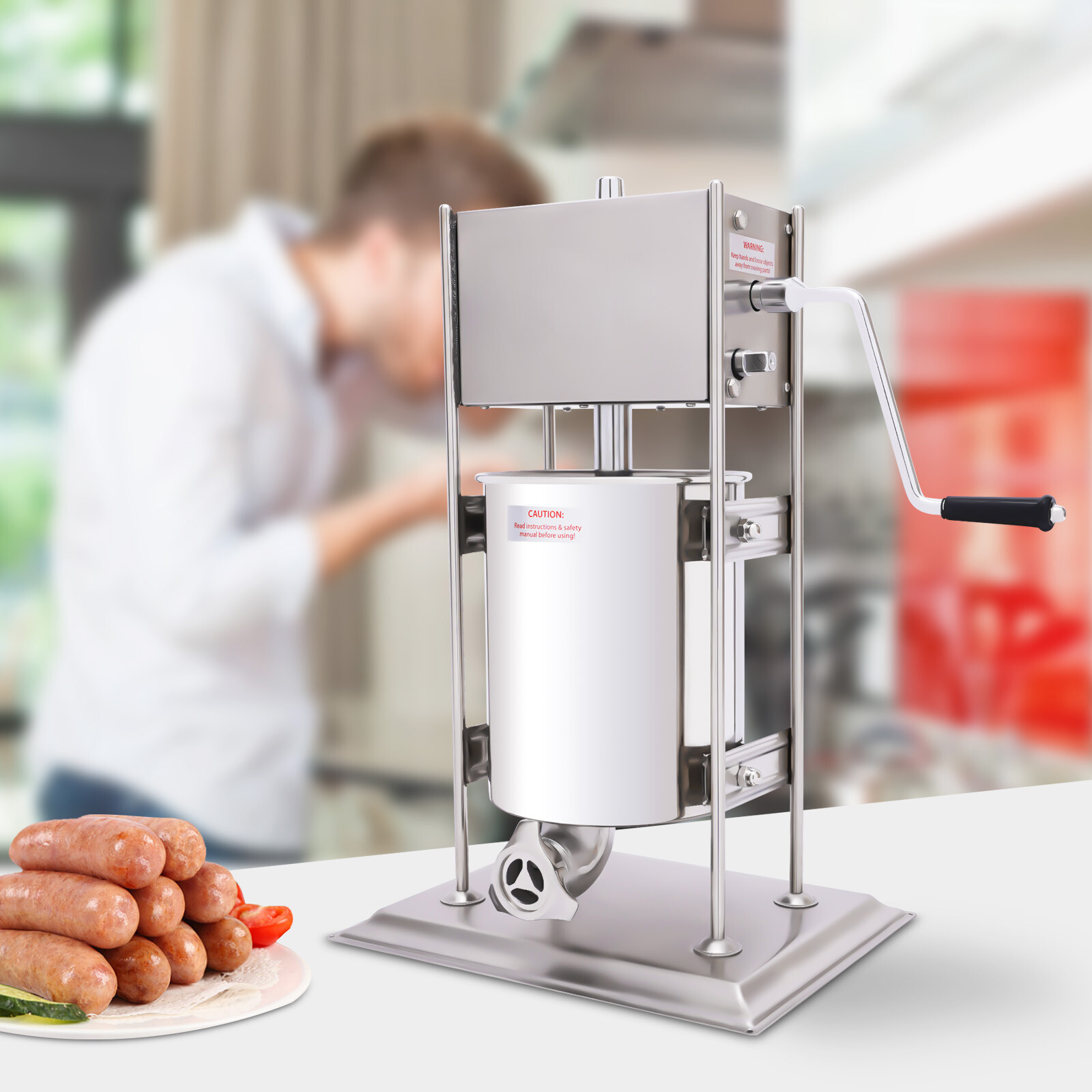 For Commercial Manual Spanish Churro Machine 10L Vertical Churrera Churros Maker gallery