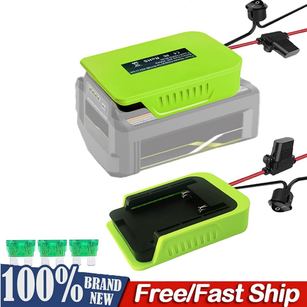Battery Adapter Converter For Ryobi 40V Li-ion for Power Wheel with Fuse Switch gallery