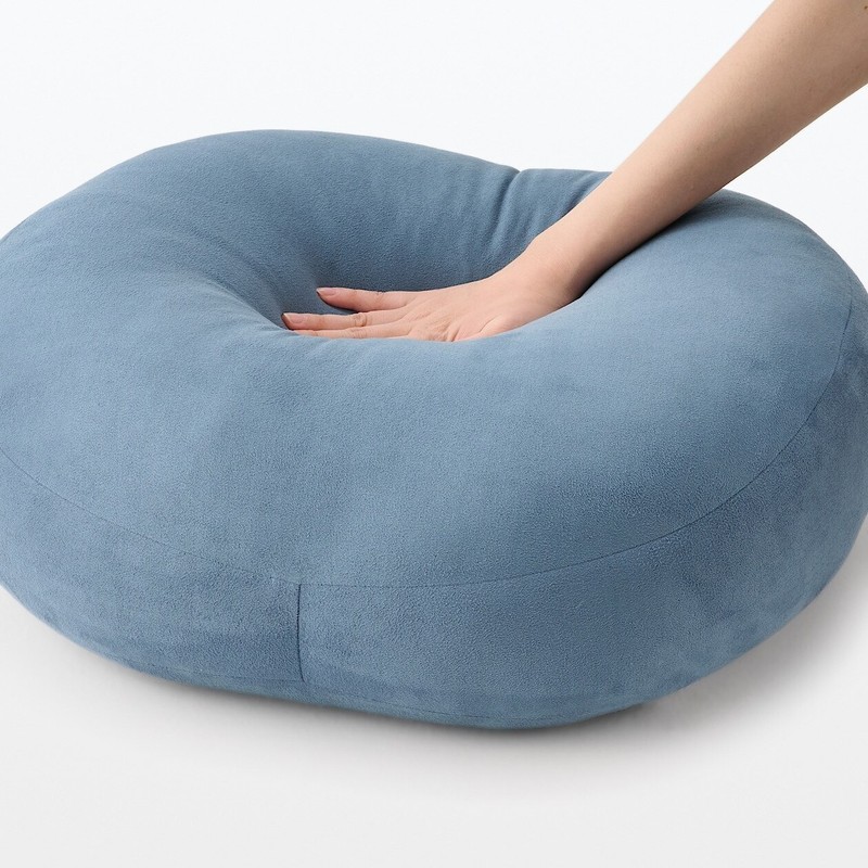 MUJI Cushion Multi Purpose Soft Polyester 6Variations Color Big Large JAPAN gallery