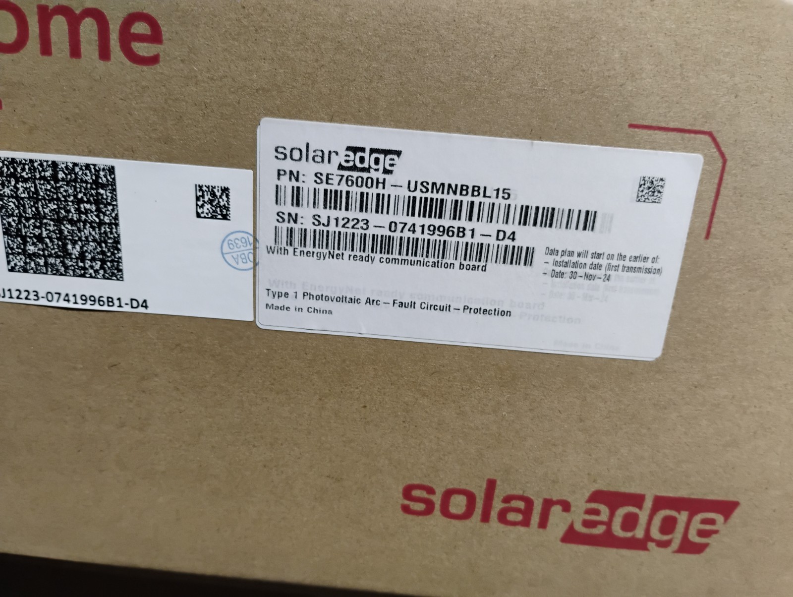 SolarEdge SE7600H-USMNBBL15 Home Hub Inverter Single Phase 7.6kW 240V gallery