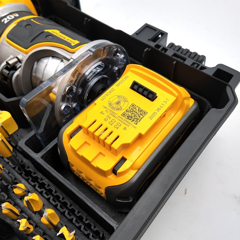DeWalt DCW600B 20V Router Insert for Deep Compact Organizer (Insert Only) gallery