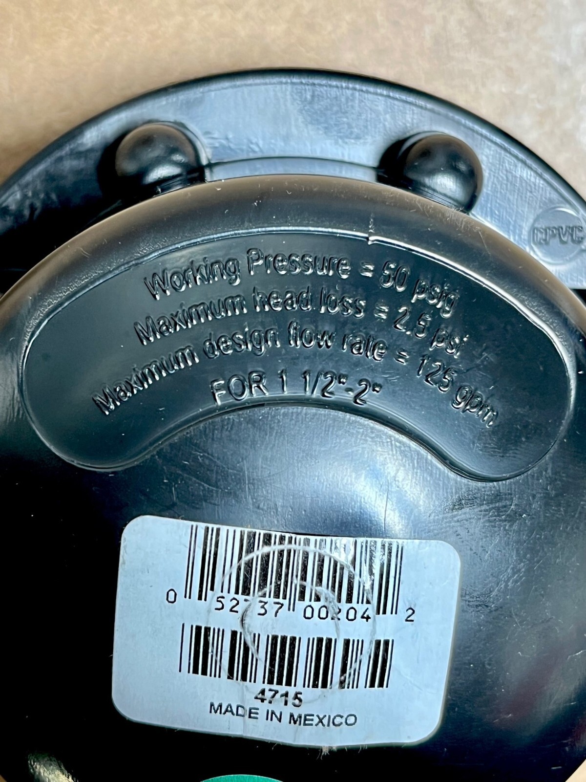 Jandy Valve Housing Replacement Part for 3-Way 1 1/2"-2" Never Lube Valve gallery