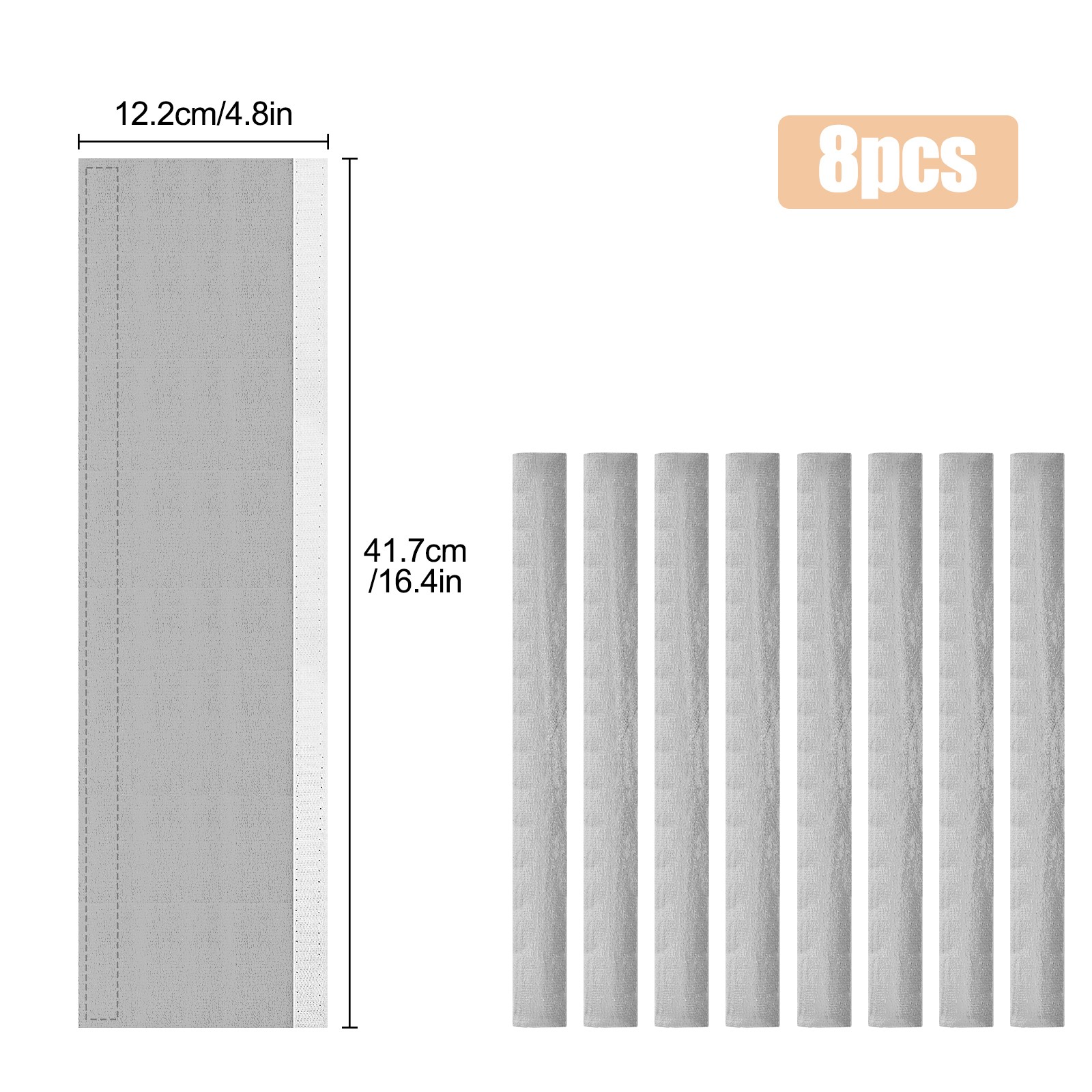 8 PCS Refrigerator Door Handle Covers Anti-Slip Washable Kitchen Appliance Set gallery