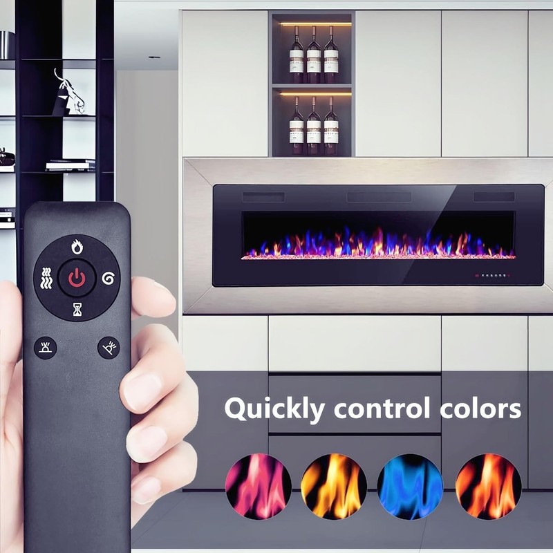 Universal Infrared Remote for Electric Fireplaces - No Programming Required gallery