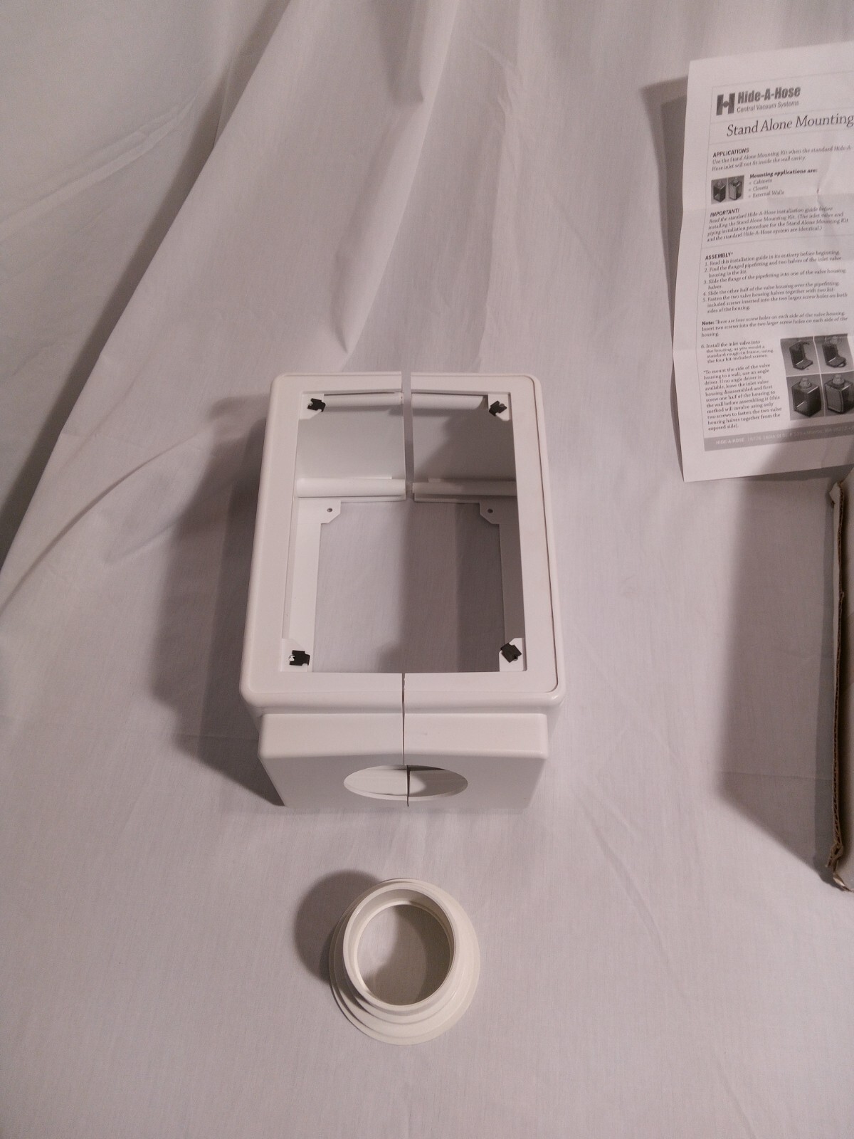 Fits For Hide-A-Hose Central Vacuum Stand Alone Mount Kit # HS300053 gallery