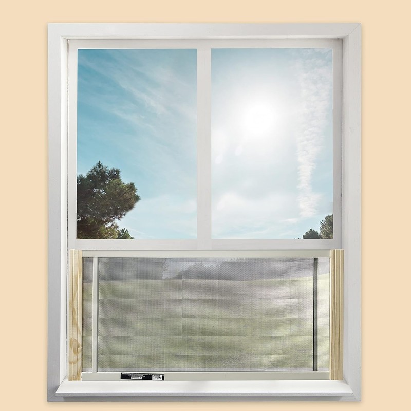 WB Marvin Adjustable Window Screen, 10in High x Fits 15-25in Wide gallery