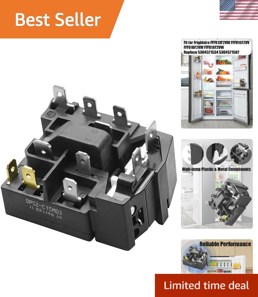 Freezer PTC Start Relay Replacement for Frigidaire FFFU13F2VW FFFU16F2VV FFFU... gallery