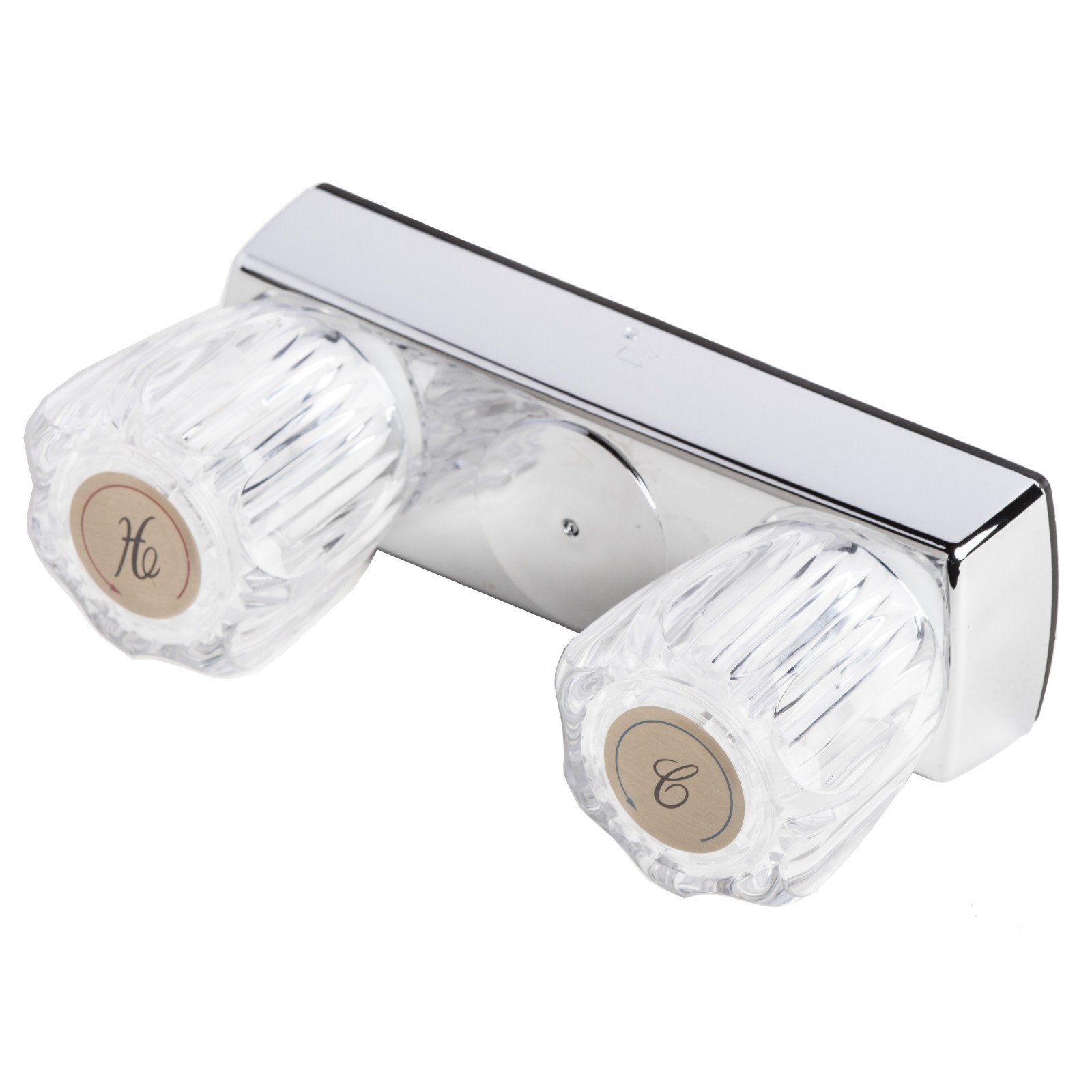 Mobile Home Two Handle 4" Shower Faucet Valve Chrome Finish gallery
