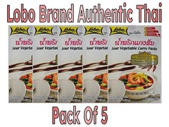 Sour Vegetable Curry Paste- Authentic Thai – Pack of 5