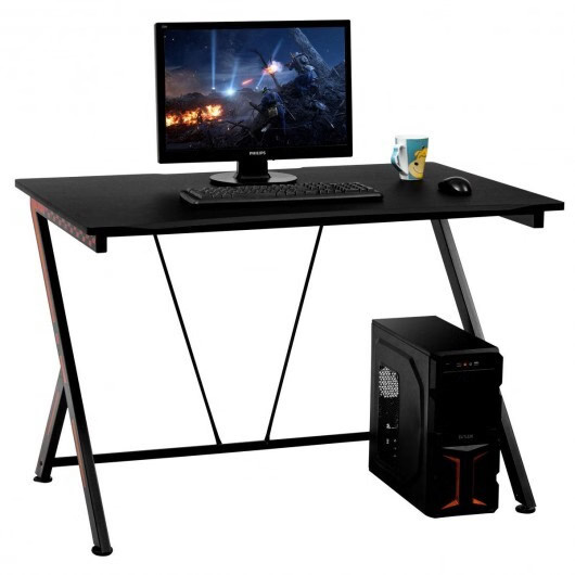 Home Office Modern Ergonomic Study Computer Desk for Small Space gallery