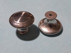 Cabinet Door/Drawer Knobs Round Chrome With Mounting Screws