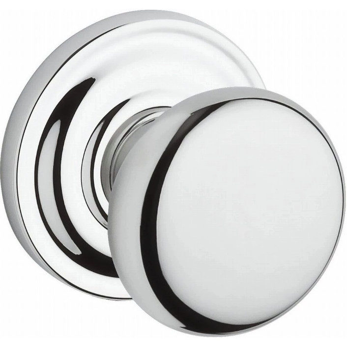 Baldwin Reserve Round Knob Privacy POLISHED NICKEL SET SKU: 9BR3532-137 gallery