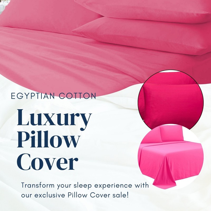 Best Quality~ Sheet Set/Fitted/Flat 1200TC PINK HOT Solid ,100% Egyptian Cotton gallery
