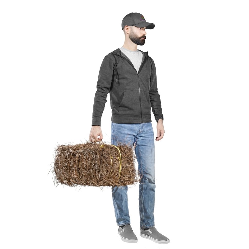Garden Elements Long Leaf Pine Straw Bale For Mulch, Soil Amendment, 12.5 Pounds gallery