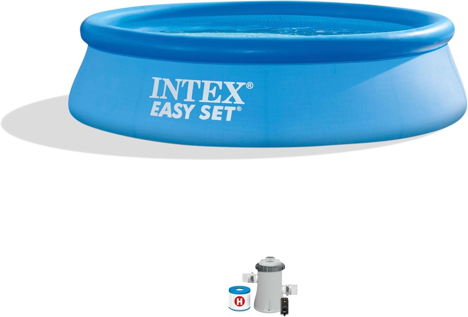 INTEX 28121EH Easy Set Inflatable Swimming Pool Set: 10ft x 30in– gallery