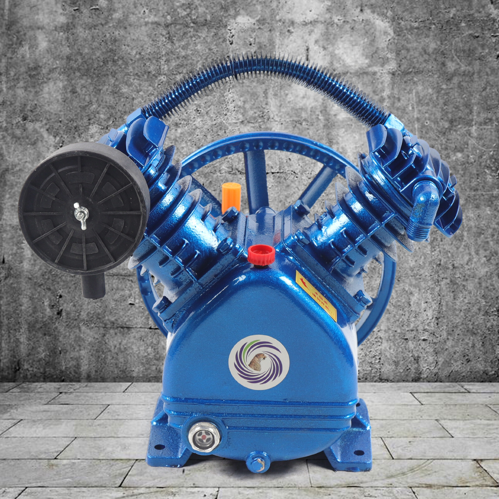 175psi V Style 2 Cylinder Air Compressor Pump Motor Head Double Stage Air Tool gallery