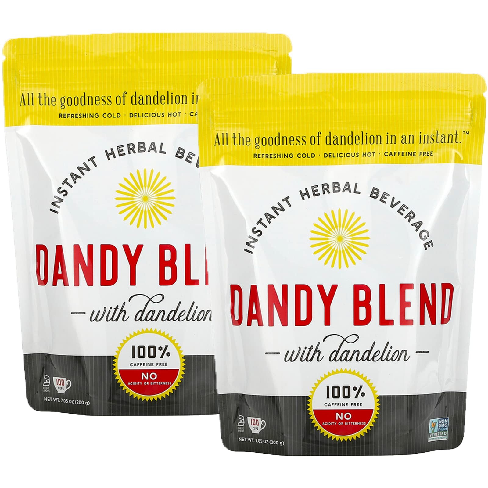, (2 Pack) Instant Herbal Beverage with Dandelion, Caffeine Free, 7.05 oz (20... gallery