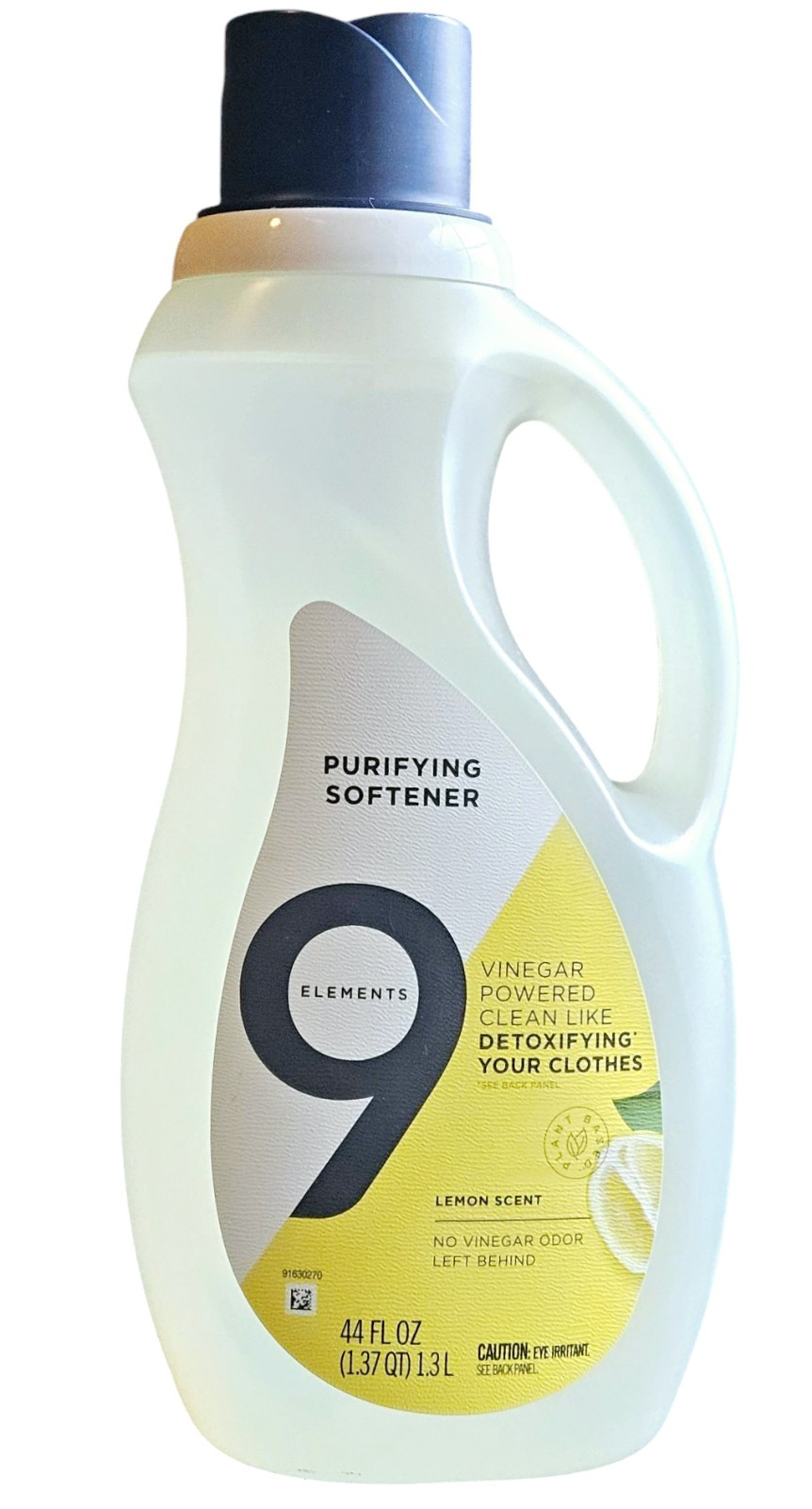 9 Elements Laundry Purifying Softener Liquid, Clear, Lemon Scent, 44 Oz gallery