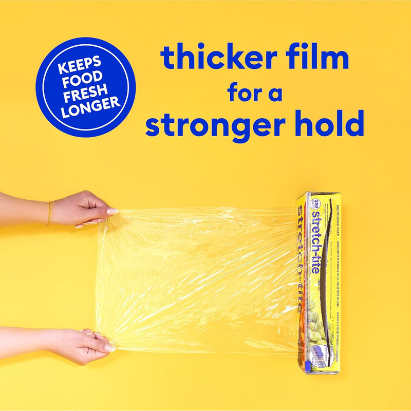 Stretch-Tite Premium Plastic Food Wrap, 500 Sq. Ft., 516.12-Ft. X 11.5/8-Inch gallery