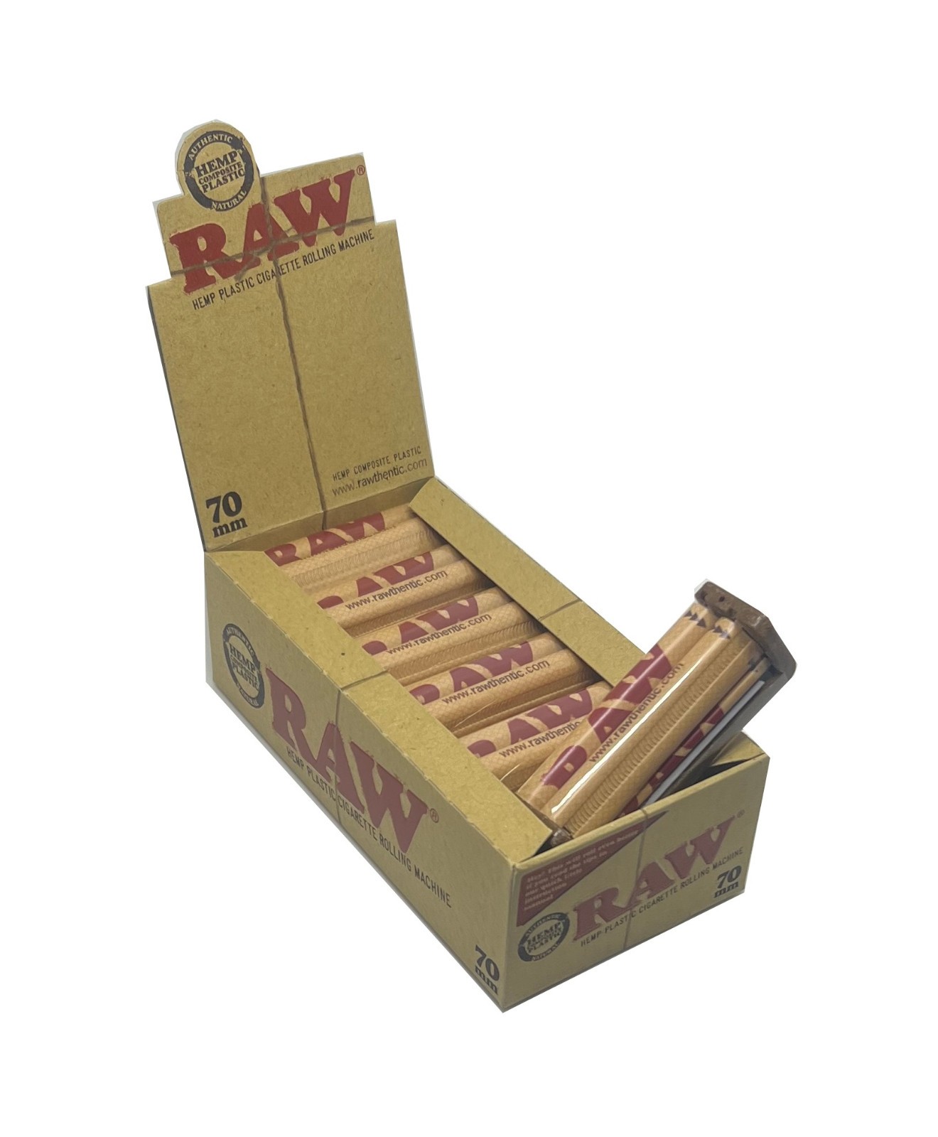 2 x RAW HEMP COMPOSITE PLASTIC CIGARETTE ROLLING MACHINE(70MM,79MM,110MM,125MM) gallery