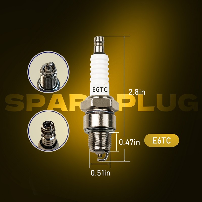 9PK E6TC Spark Plugs For Predator 79cc Engine gallery