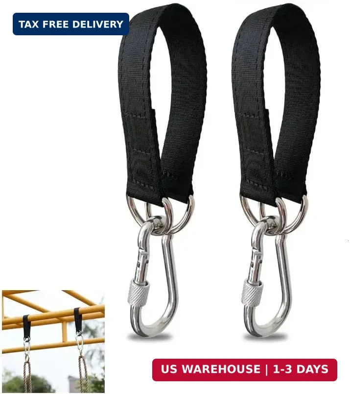 2 Pack Tree Swing Straps Hanging Kit 50cm 400lbs Heavy Duty Belt with Safer Lock gallery