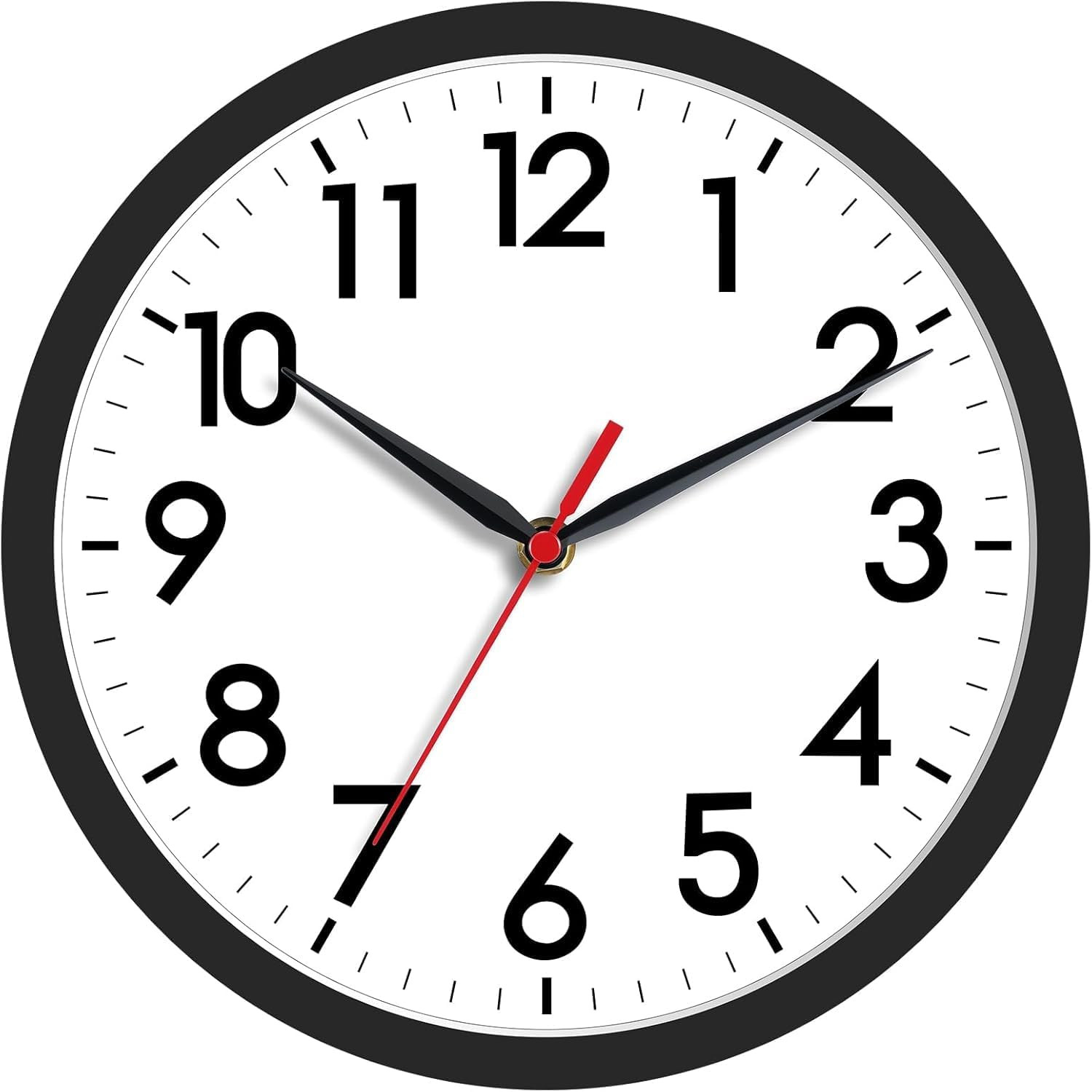 Wall Clock, Modern Small Wall Clocks Battery Operated 8 Inch, Silent Non-Ticking gallery