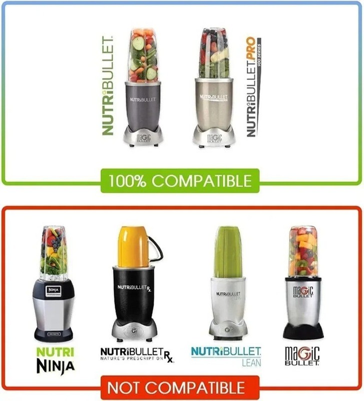 32oz Replacement Cup Compatible with NutriBullet 600W 900W Blender Mug - USA gallery