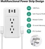 BN-LINK Multiple Plug Outlet Extender, 6 Wall Outlets and 3 USB Ports (1 USB C) gallery