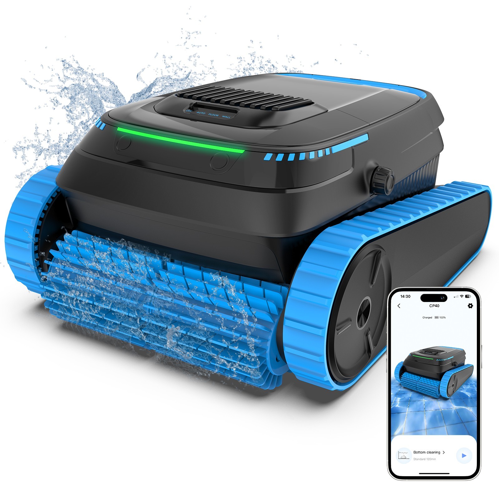 AIRROBO CP40 Automatic Swimming Pool Cleaner Vacuum Robot for Inground Pools APP gallery