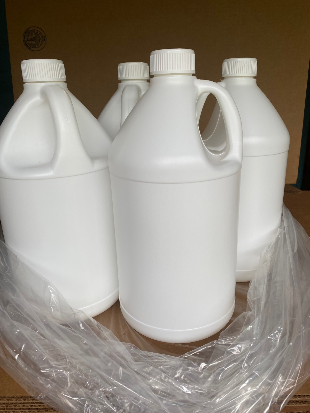 1 Gallon HDPE Plastic Jug with Screw-On Cap Reuseable HDPE Plastic (4 PACK) gallery
