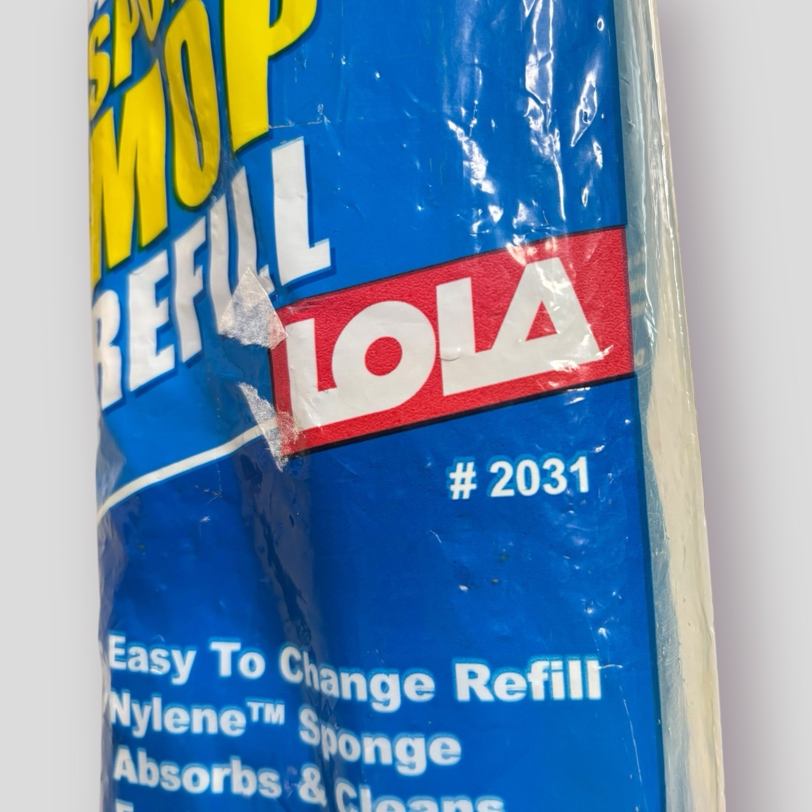 LOLA Automatic Sponge Mop Refill Super Absorbent Head #2031 NOS gallery