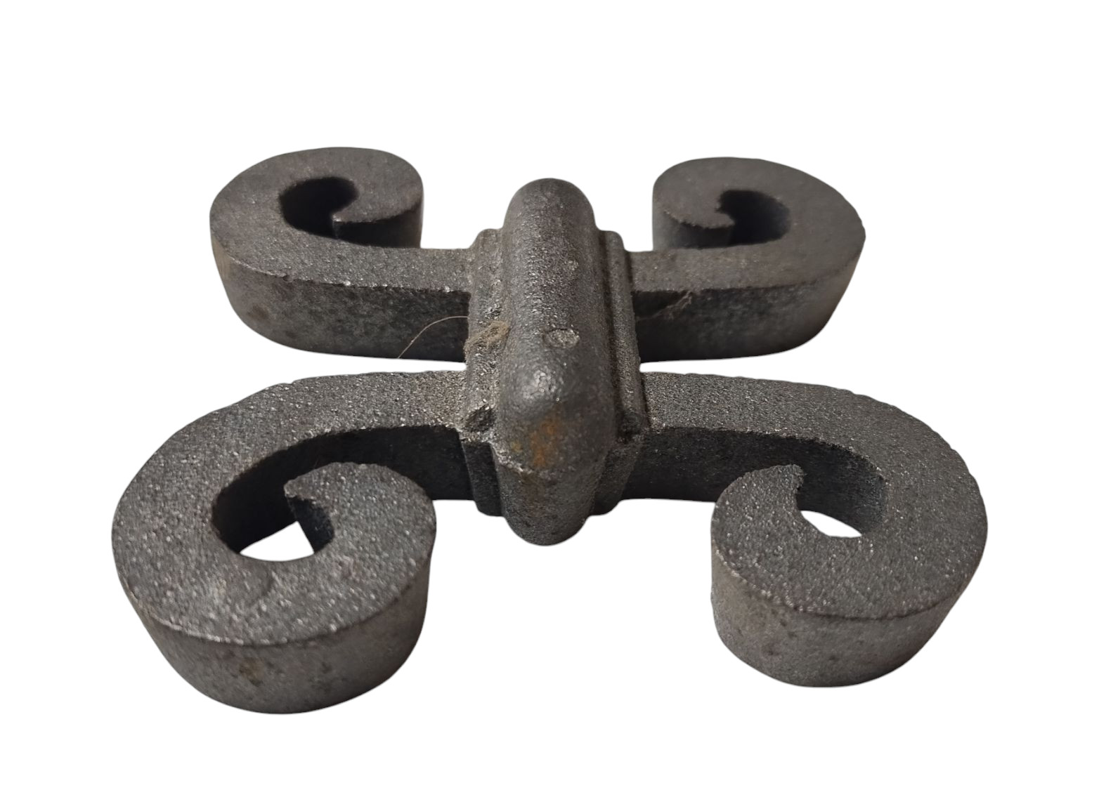 Decorative Cast Iron Butterfly Scrolls, 3 x 3 inches, 1/2 inch Thick, Set of 6 gallery